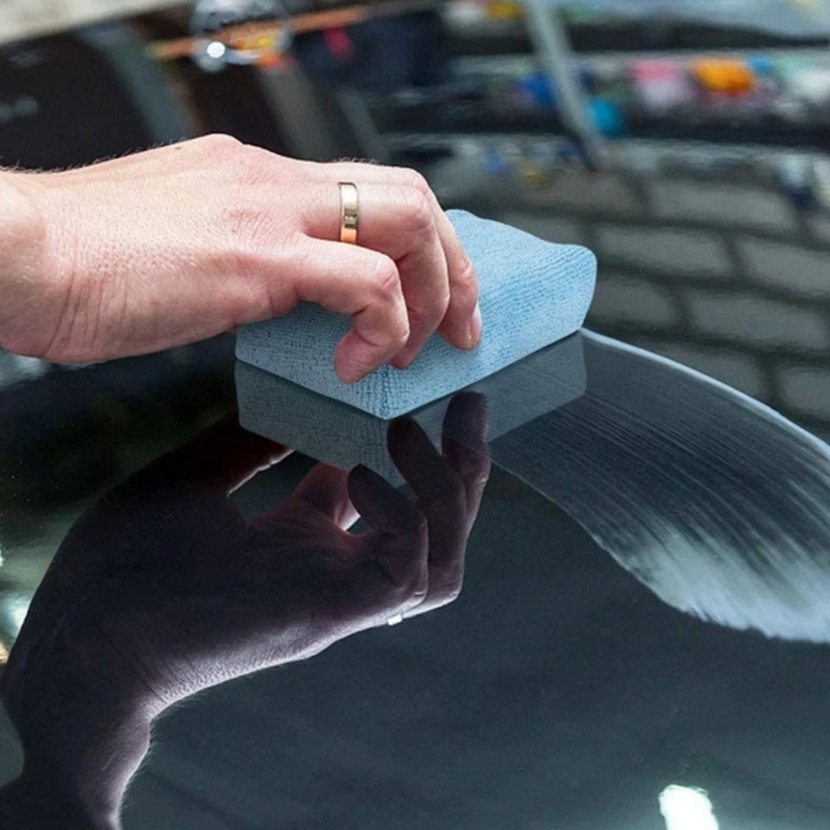 Wax Applicator Pad - 8 Stück Mikrofaser-Applikator-Pads für Autowachs, weiche